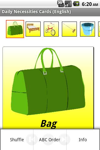 Daily Necessities Card English Screen 2