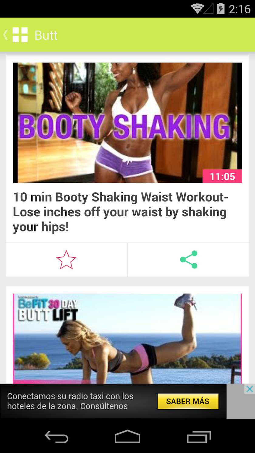 Exercise &amp; Workout for women Screen 3
