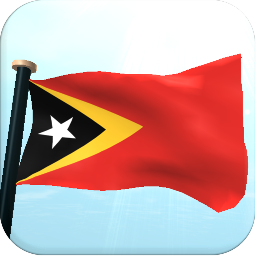 東帝汶旗3D動態桌布 個人化 App LOGO-APP開箱王