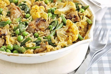 One-pot chicken pilaf