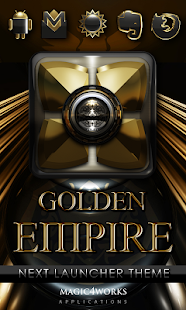 Next Launcher Theme G Empire Screenshots 3