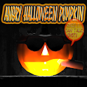 Angry Halloween Pumpkin logo