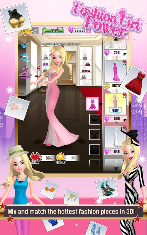 Android application Fashion Girl Power screenshort