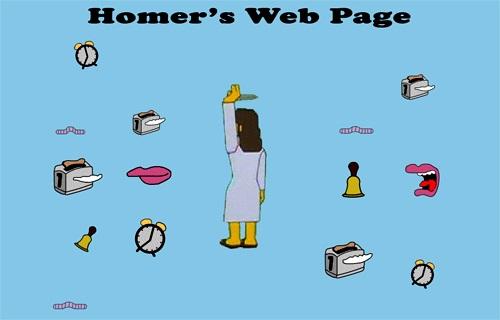 Homer Simpson's Web Page