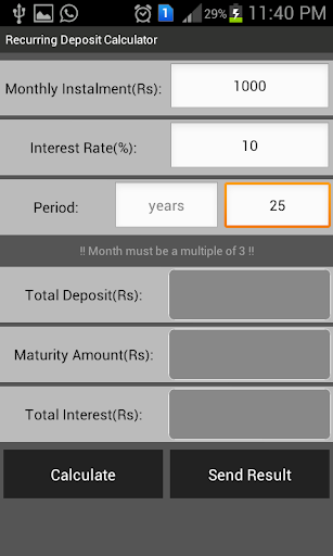 【免費財經App】Recurring Deposit Calculator-APP點子