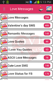 Love SMS Messages screenshot 4