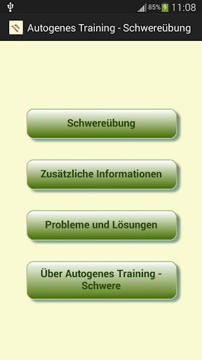 Autogenes Training - Schwere