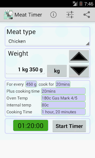 Meat Cooking Timer