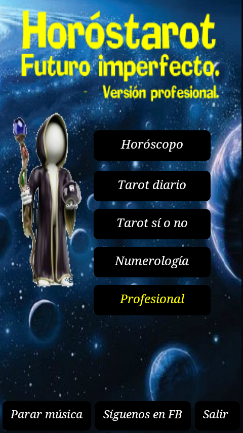 Android application Horóstarot Profesional screenshort