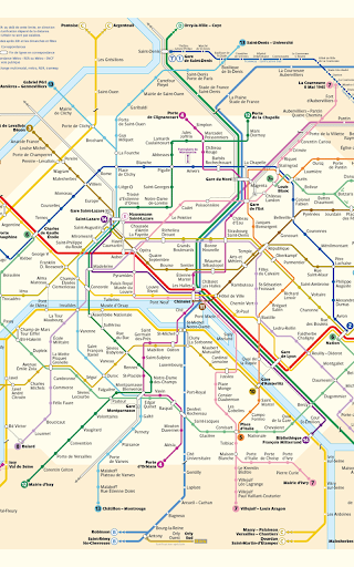 Paris Metro Map