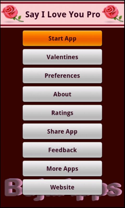 Say I Love You Pro Screen 1