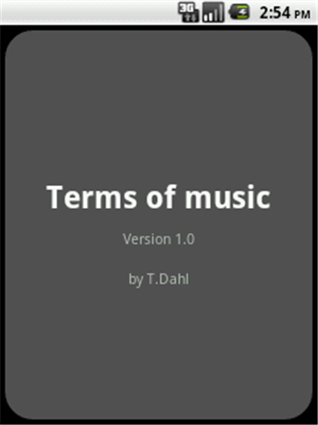Terms of Music