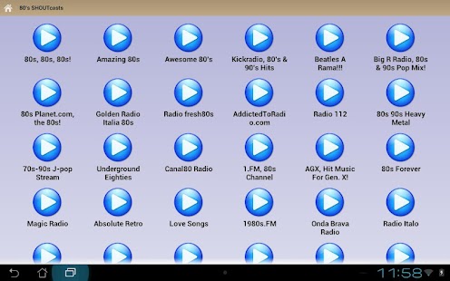 80's SHOUTcasts Screenshots 0