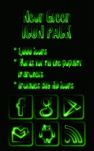 Neon Green - Icon Pack