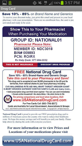 免費下載健康APP|USA National Drug Card app開箱文|APP開箱王