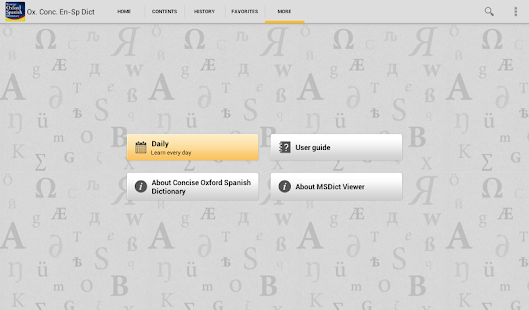 Concise Oxford Spanish Dict Screenshots 3