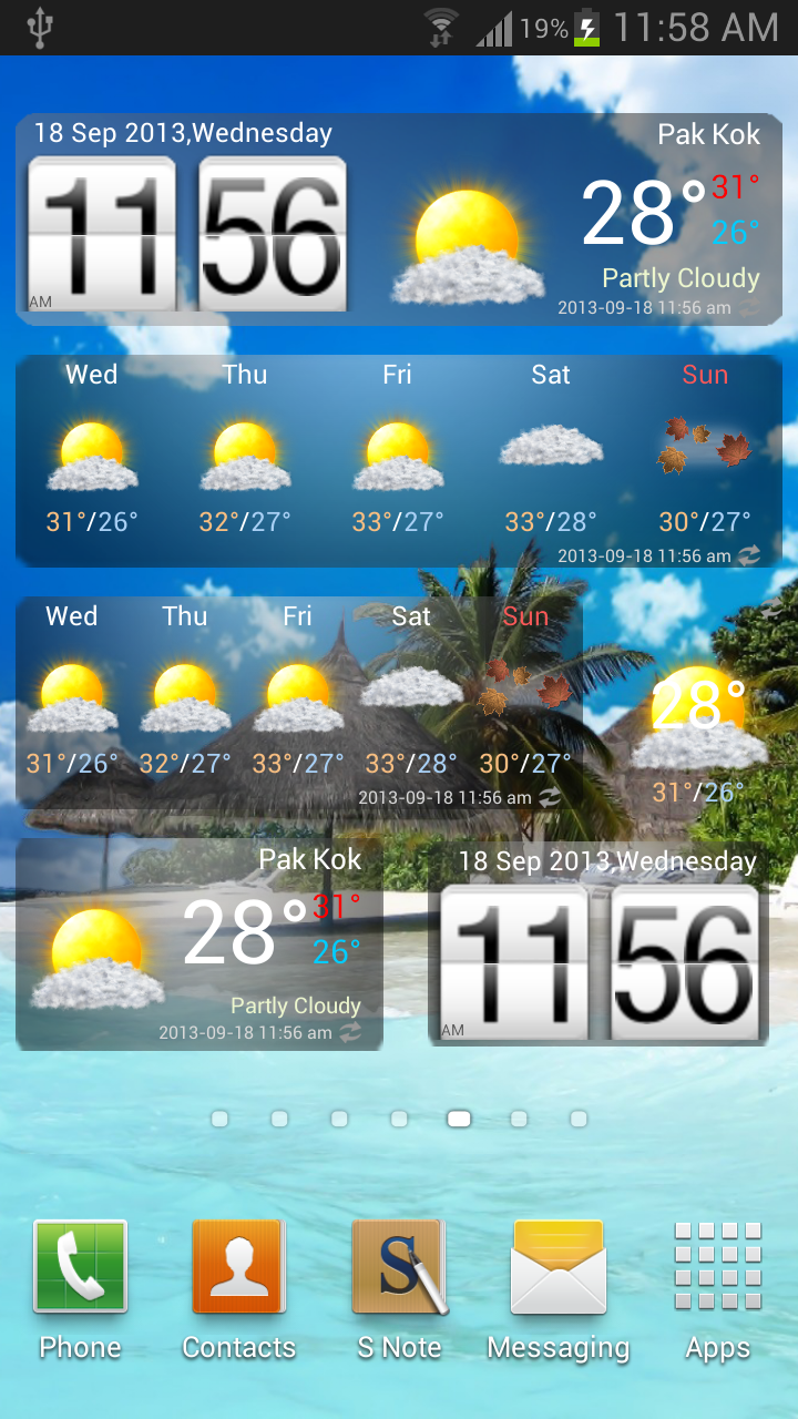 Weather Clock Pro Screen 3