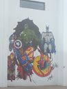 Superheroes Mural