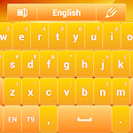 GO Keyboard Orange Light Apk