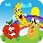 Fruit Coloring Book mobile app icon