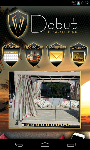 Debut beach bar