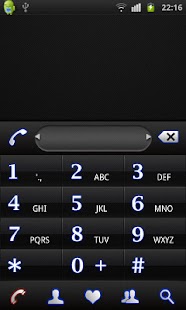 Free Download RocketDial Neon Black Theme APK for Android