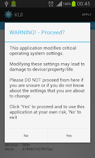 KUI - A Kernel Tweaker Screenshots 0