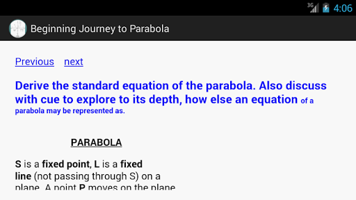 【免費教育App】Beginning Journey to parabola-APP點子