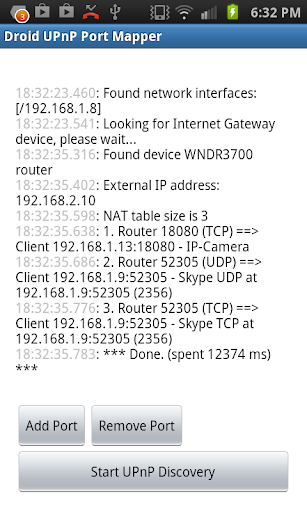 Droid UPnP Port Mapper