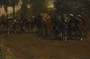 RIJKS: George Hendrik Breitner: Cavalry at Repose 1885