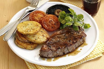Quick steak grill