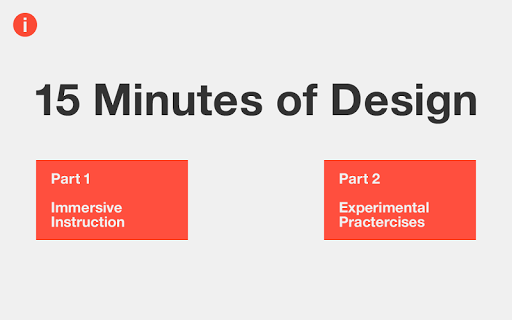 15 Minutes of Design