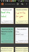 Handrite Note Notepad Lite screenshot