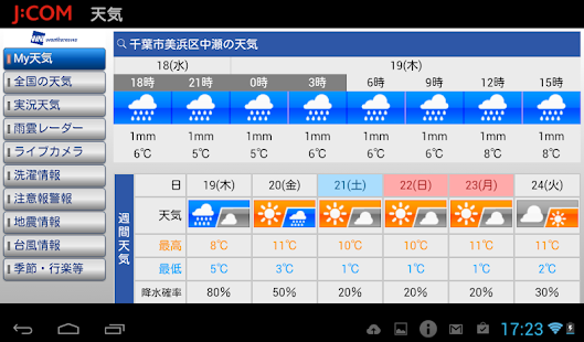 ウェザーニュース for J:COM(圖2)-速報App
