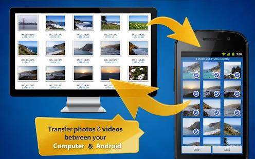 "Photo Transfer App for Android" icon
