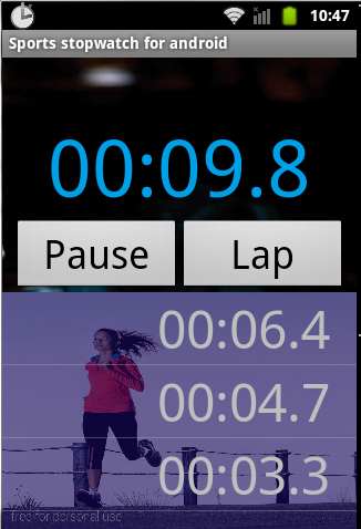 【免費運動App】Sports stopwatch for android-APP點子