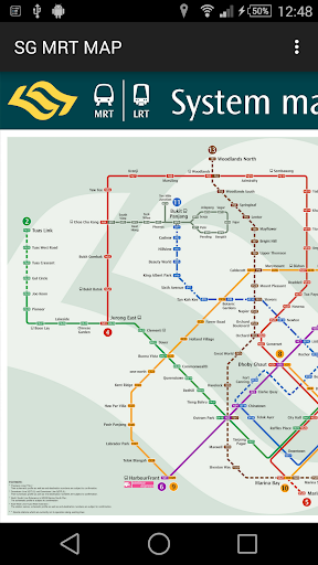SG MRT MAP
