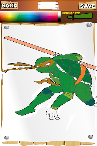 Ninja Books Turtles Coloring