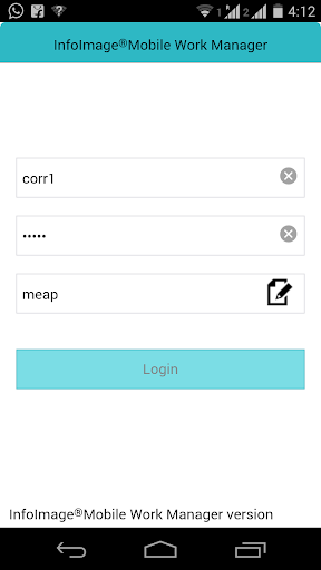 InfoImage Mobile Work Manager