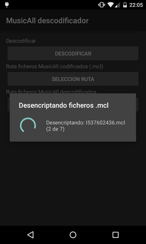 MusicAll mcl decoder mp3 Screen 3