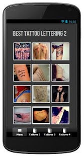 Tattoo Písmo - náhled