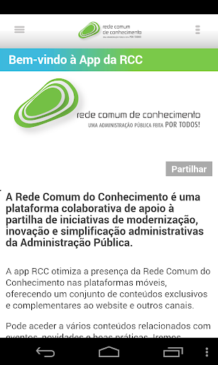 RCC Rede Comum de Conhecimento