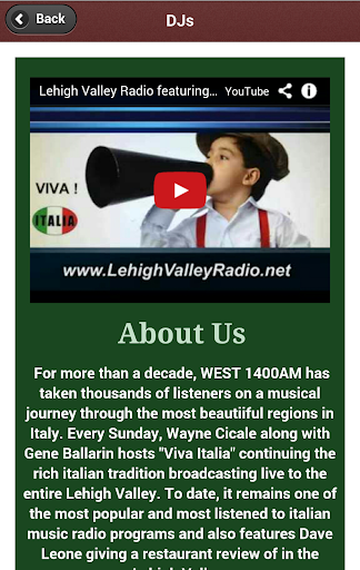 【免費媒體與影片App】Lehigh Valley Radio-APP點子