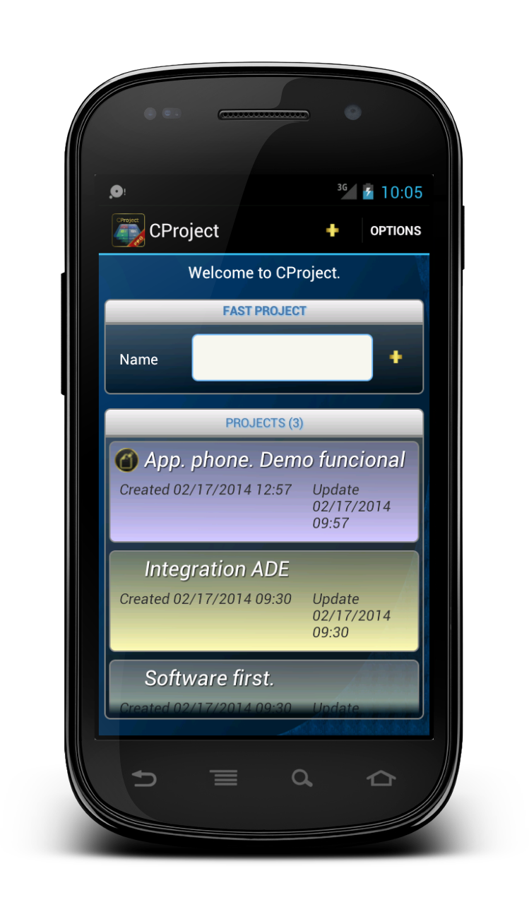 Android application C Project Pro screenshort