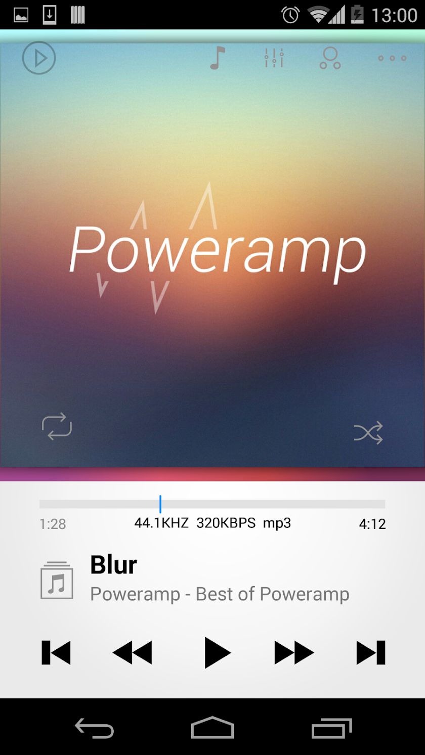Skin for Poweramp 2in1 Screen 3