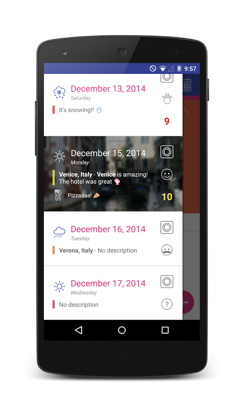 iFeel - mood diary Screen 3