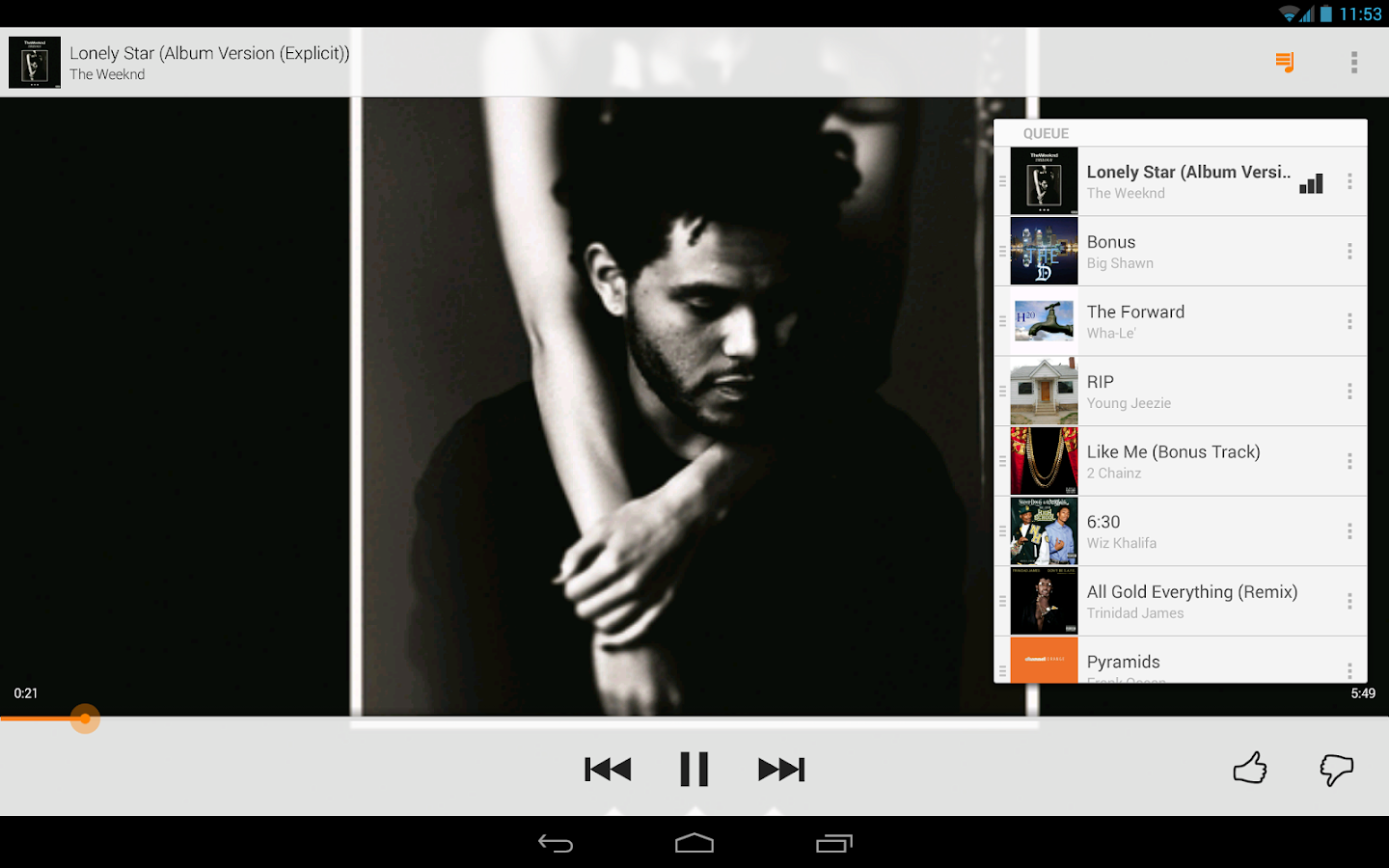 Google Play Music - screenshot