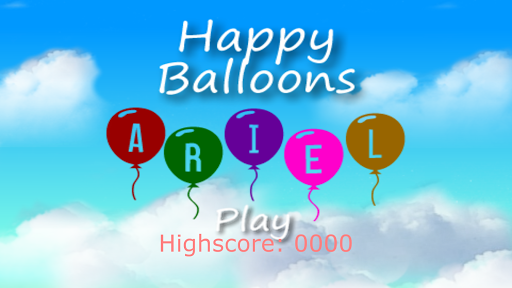 Happy Balloons Ariel