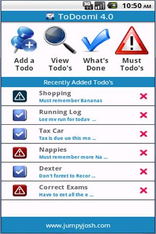 To Do List App - ToDoomi 4.0