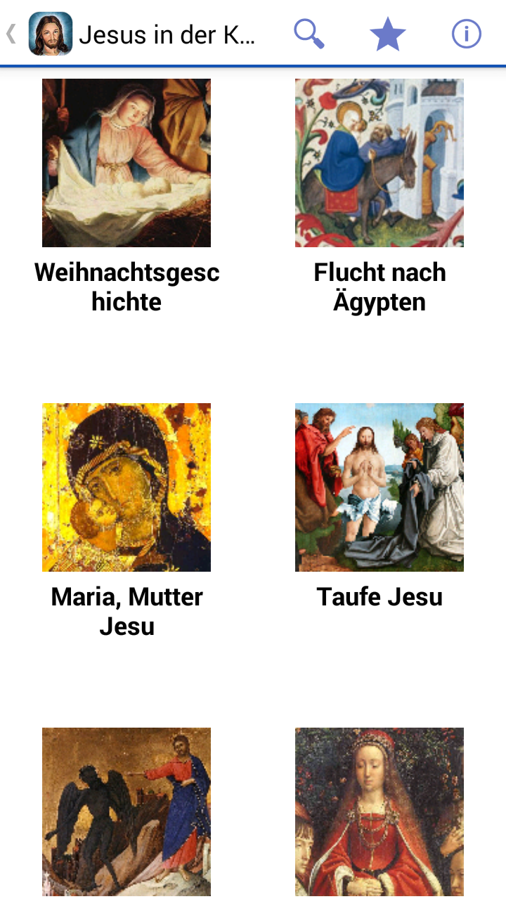 Android application Jesus Art Premium screenshort